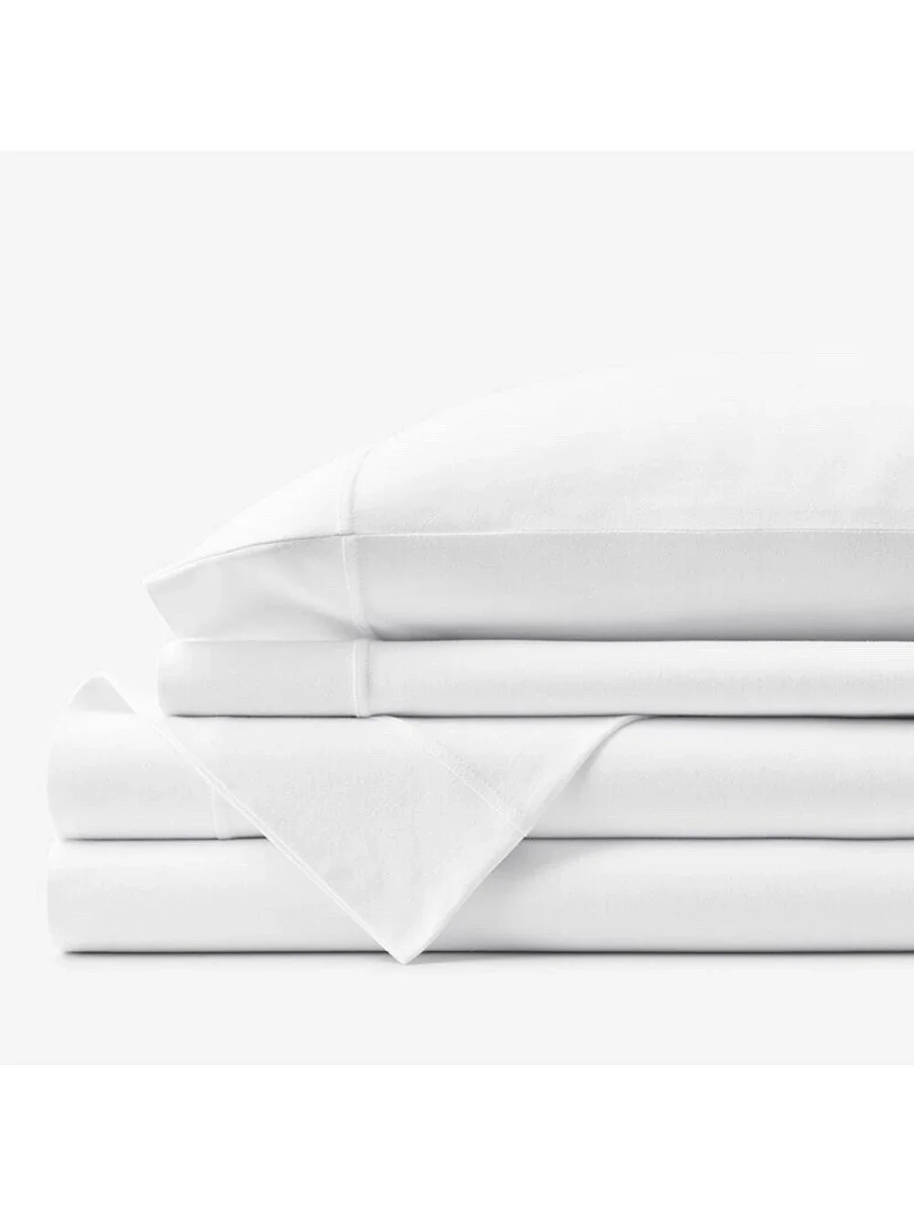 The Company Store Comfort Wash Solid Linen Duvet Cover Twin/Twin XL White